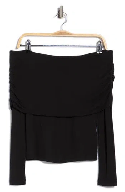 Elodie Off The Shoulder Top In Black