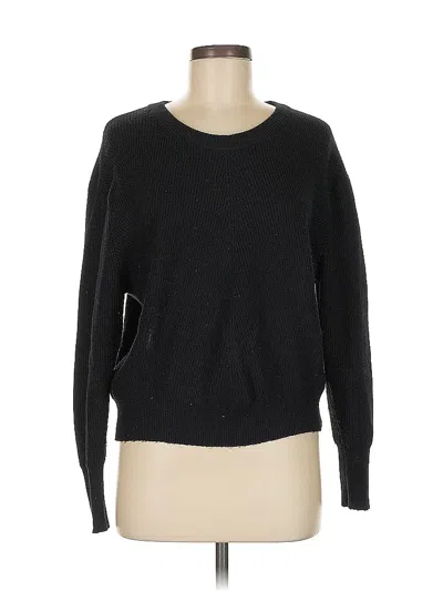 Pre-owned Elodie Pullover Sweater In Black
