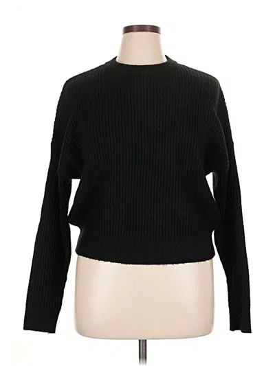 Pre-owned Elodie Pullover Sweater In Black