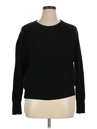 Pre-owned Elodie Pullover Sweater In Black