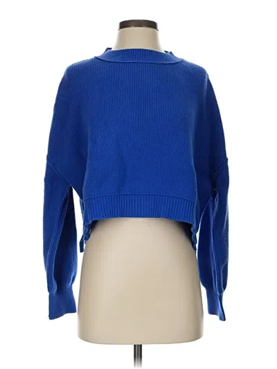 Pre-owned Elodie Pullover Sweater In Blue