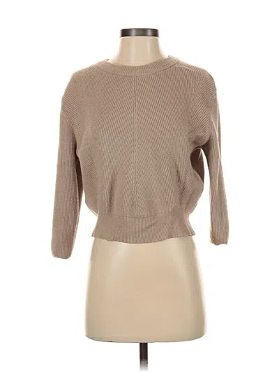 Pre-owned Elodie Pullover Sweater In Brown