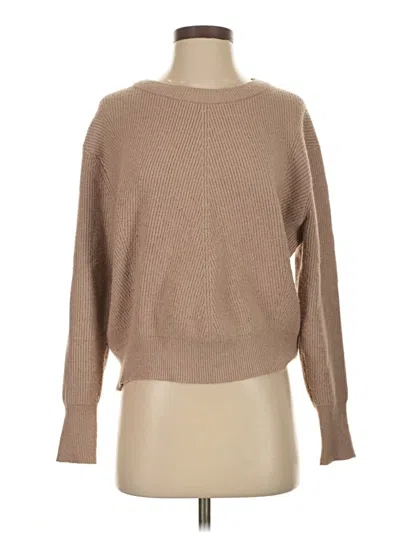 Pre-owned Elodie Pullover Sweater In Brown