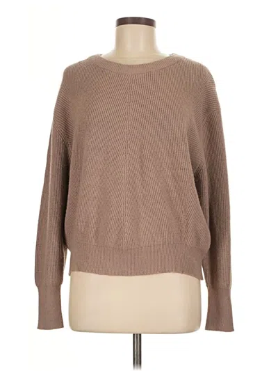 Pre-owned Elodie Pullover Sweater In Brown