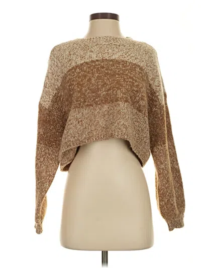 Pre-owned Elodie Pullover Sweater In Brown