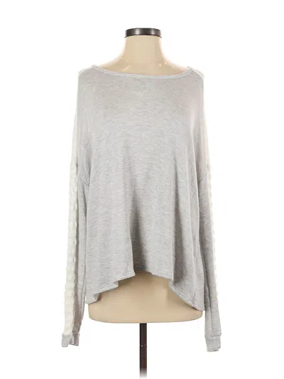 Pre-owned Elodie Pullover Sweater In Gray