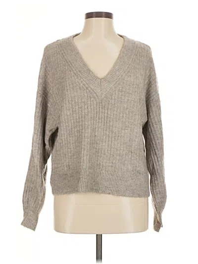 Pre-owned Elodie Pullover Sweater In Gray