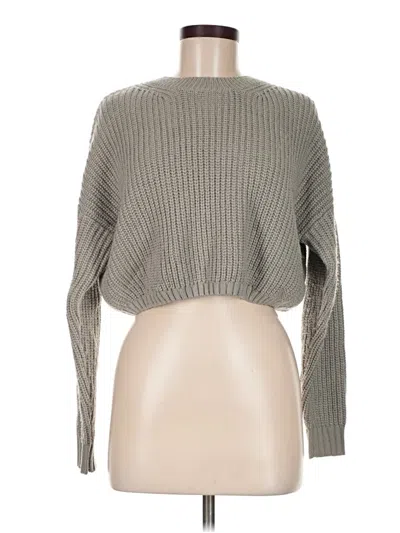 Pre-owned Elodie Pullover Sweater In Gray