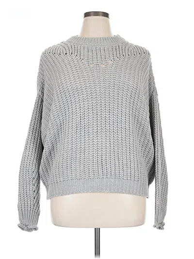Pre-owned Elodie Pullover Sweater In Gray