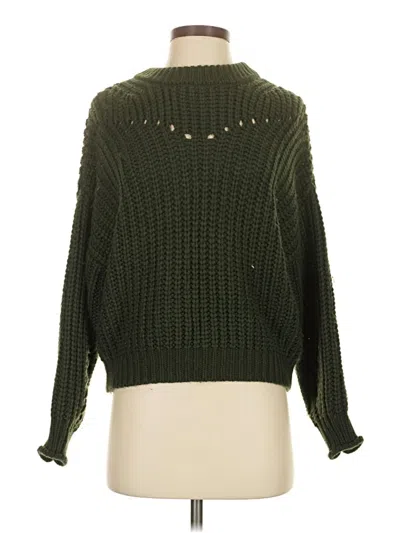 Pre-owned Elodie Pullover Sweater In Green