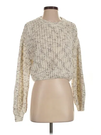 Pre-owned Elodie Pullover Sweater In Ivory