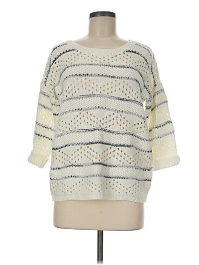Pre-owned Elodie Pullover Sweater In Ivory