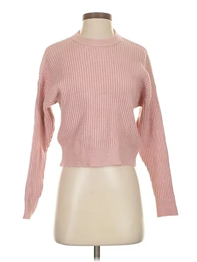 Pre-owned Elodie Pullover Sweater In Pink