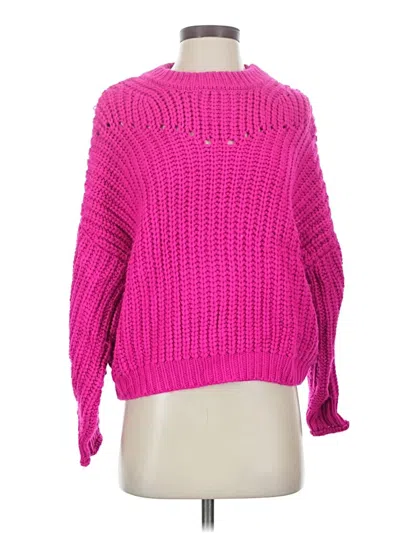 Pre-owned Elodie Pullover Sweater In Pink
