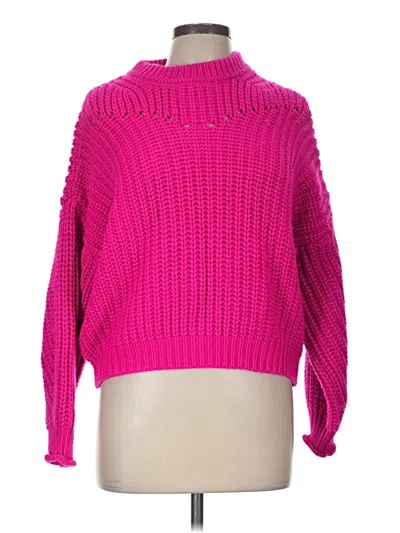 Pre-owned Elodie Pullover Sweater In Pink