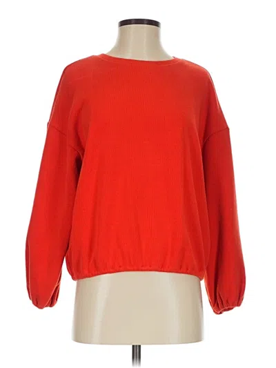 Pre-owned Elodie Pullover Sweater In Red