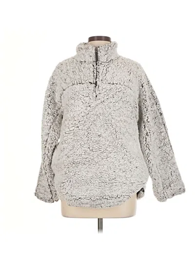 Pre-owned Elodie Pullover Sweater In Silver