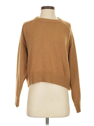 Pre-owned Elodie Pullover Sweater In Tan