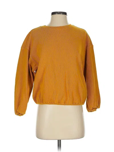 Pre-owned Elodie Pullover Sweater In Yellow
