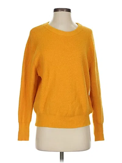 Pre-owned Elodie Pullover Sweater In Yellow