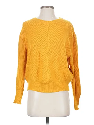 Pre-owned Elodie Pullover Sweater In Yellow