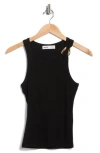 Elodie Ring Detail Tank In Black