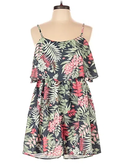 Pre-owned Elodie Romper In Green