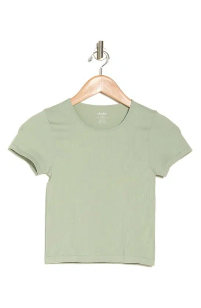 Elodie Short Sleeve Seamless T-shirt In Sage