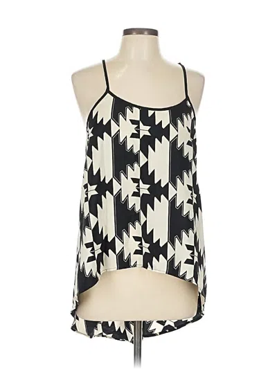 Pre-owned Elodie Sleeveless Blouse In Black