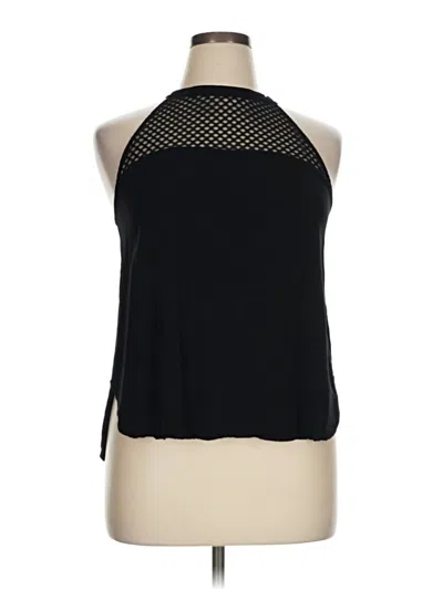 Pre-owned Elodie Sleeveless Blouse In Black