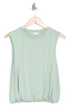 Elodie Sleeveless Bubble Hem Top