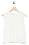 Elodie Sleeveless Bubble Hem Top