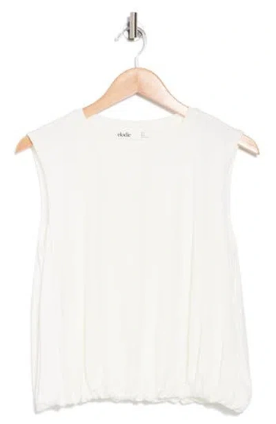 Elodie Sleeveless Bubble Hem Top