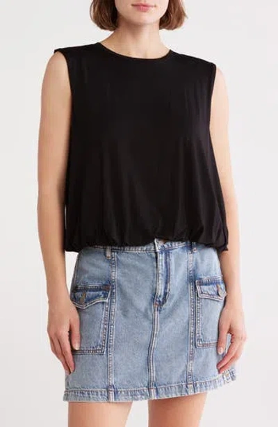 Elodie Sleeveless Bubble Hem Top