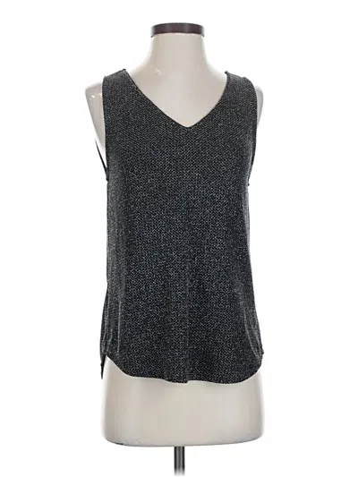 Pre-owned Elodie Sleeveless Top Silver V Neck Tops