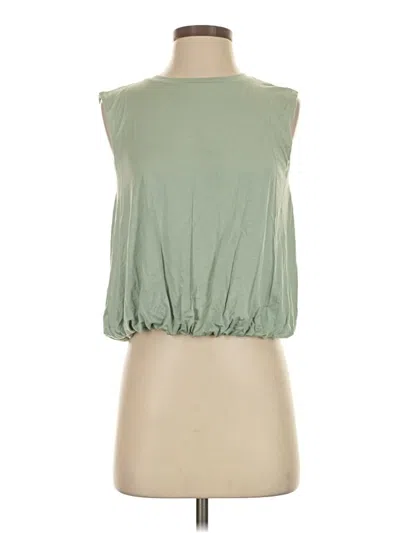 Pre-owned Elodie Sleeveless T-shirt In Green