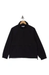 Elodie Stand Collar Windbreaker In Black