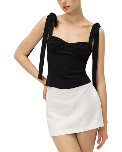 Elodie The Label Aenor Top In Black