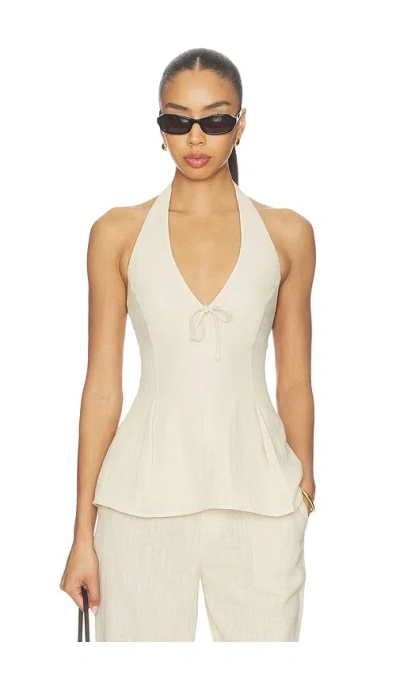 Elodie The Label Carina Top In White