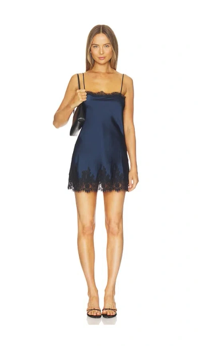 Elodie The Label Ellie Mini Dress In Blue