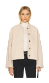 Elodie The Label Elodie Jules Half Coat In Gold
