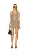 Elodie The Label Elodie Marcel Mini Dress In Gray
