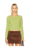 Elodie The Label Elodie Taylor Sweater Cardigan In Green