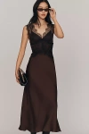 Elodie The Label Fabien Maxi Dress In Brown
