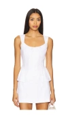 Elodie The Label Gaia Linen Top In White