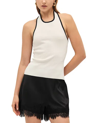 Elodie The Label Goldie Sleeveless Top In White