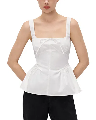 Elodie The Label Halen Top In White