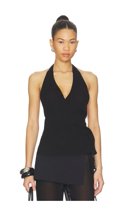 Elodie The Label Idris Top In Black