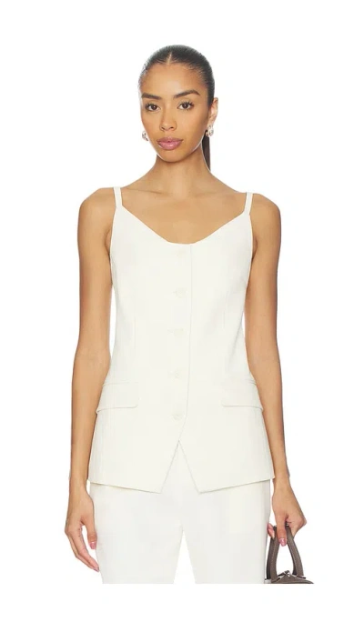 Elodie The Label Isolde Vest In White