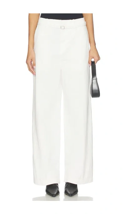 Elodie The Label Jacob Twill Pants In White